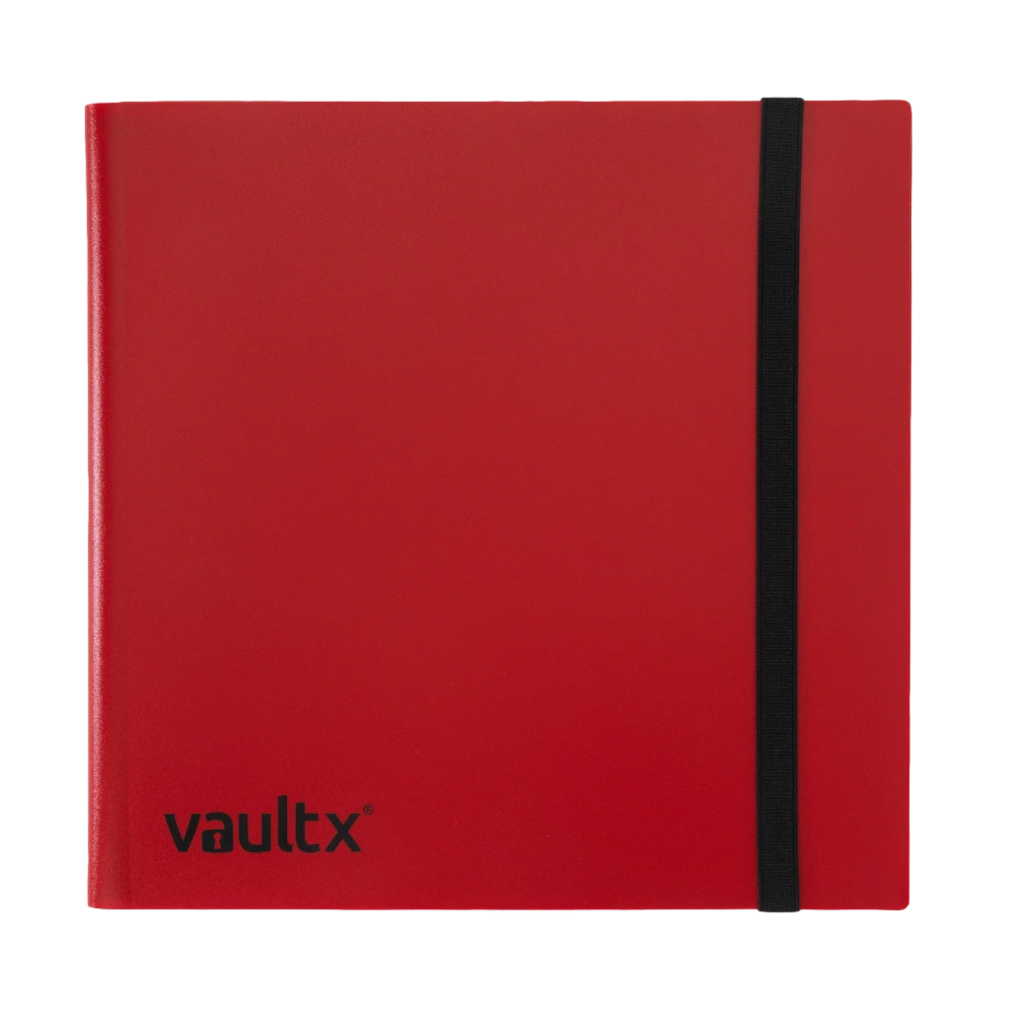 12 Pocket Vault X Strap Binder Red