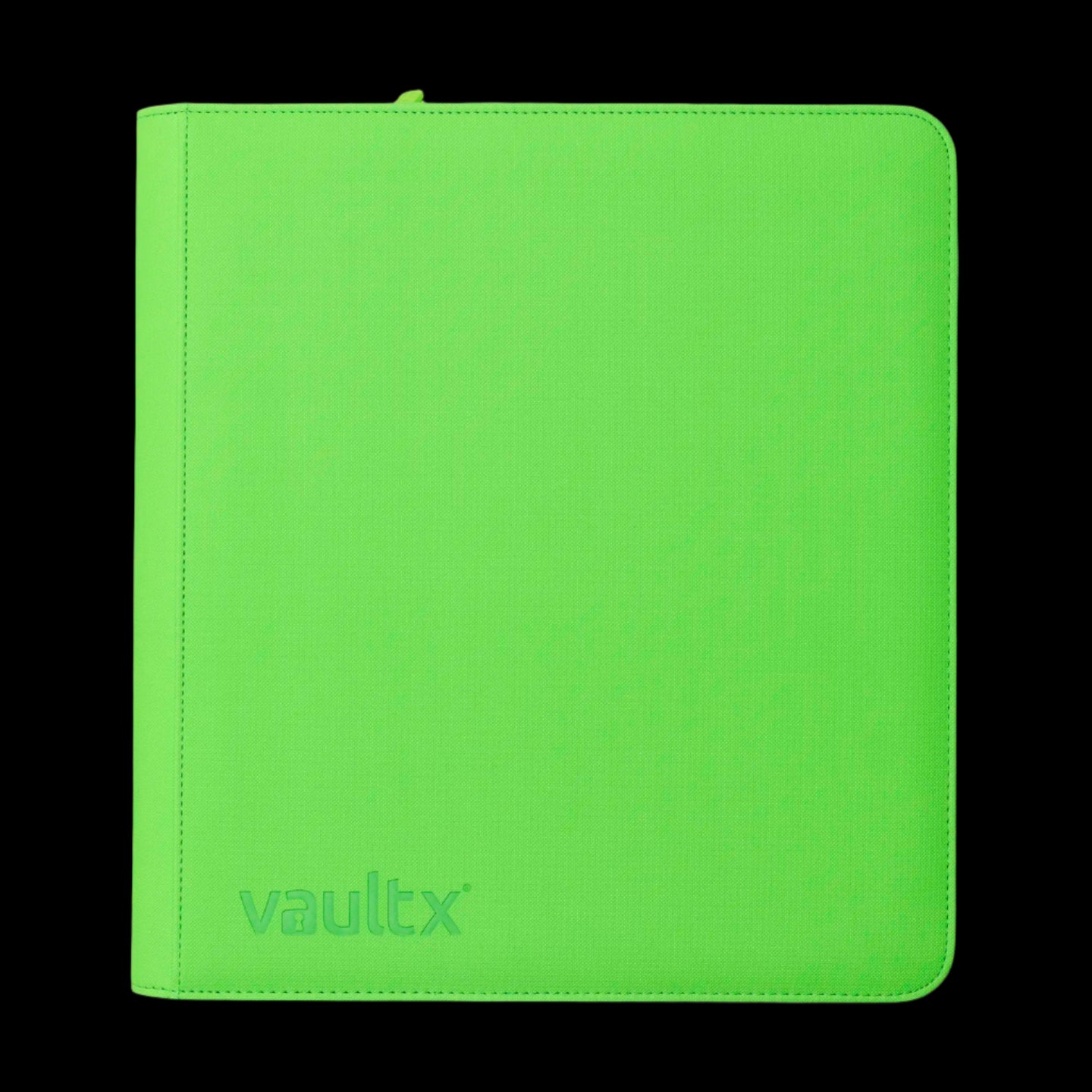 12 Pocket ZIP Neon Green Binder