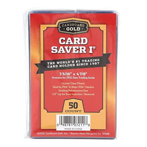 3"X4" Clear Semi-Rigid Card Saver 1 (50-Count)