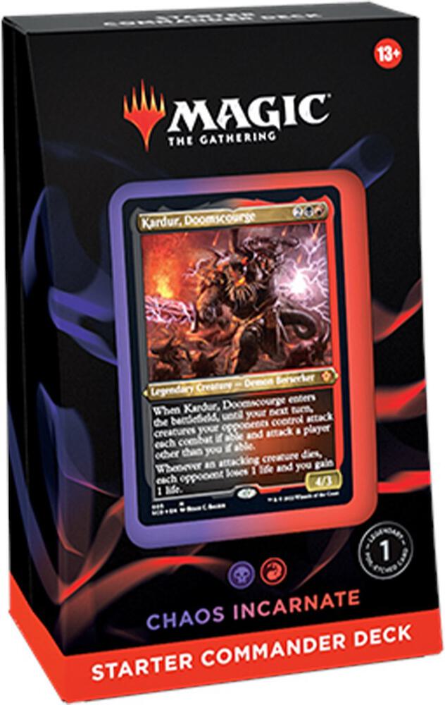 MTG Chaos Incarnate Starter Commander Deck