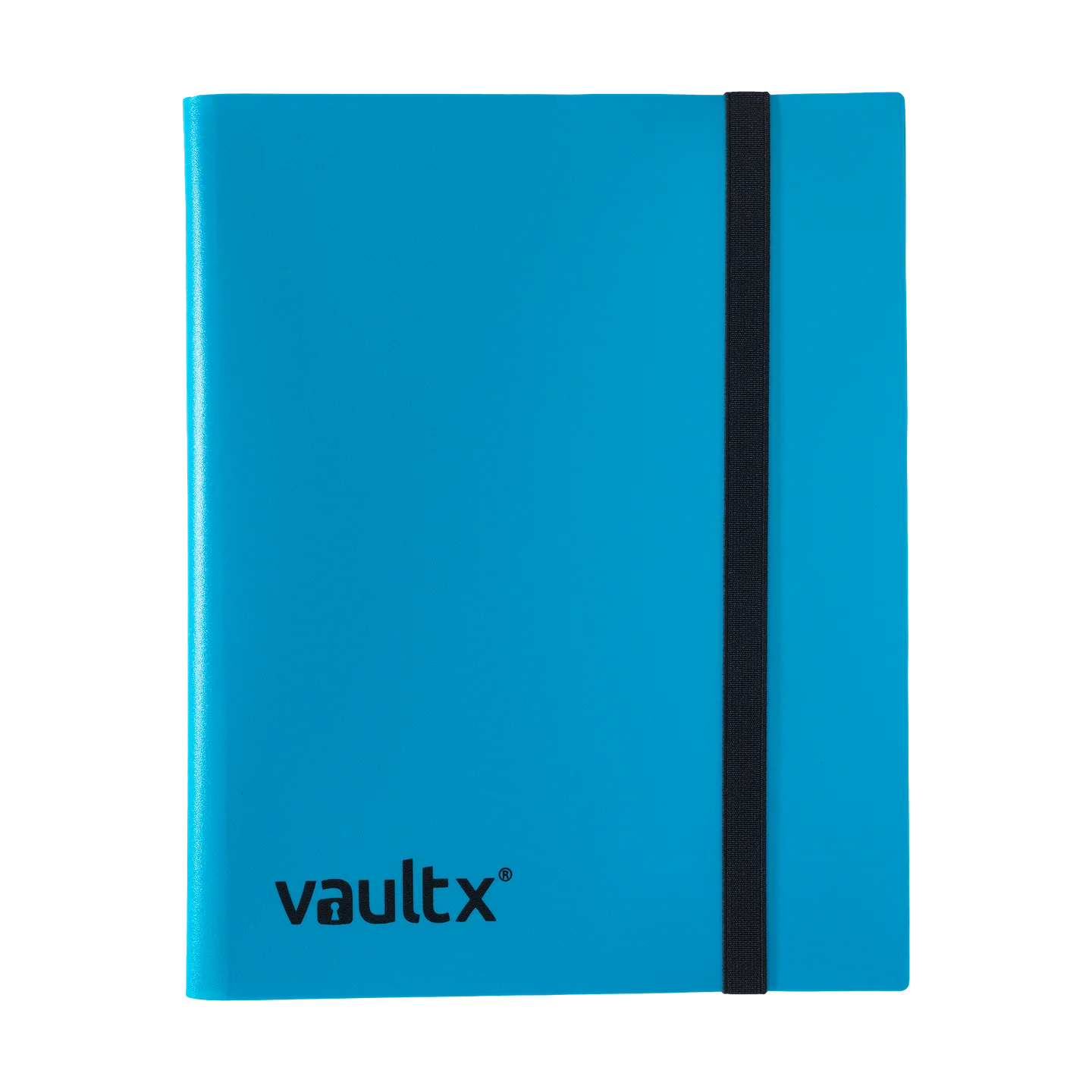 9 Pocket Vault X Strap Binder Blue