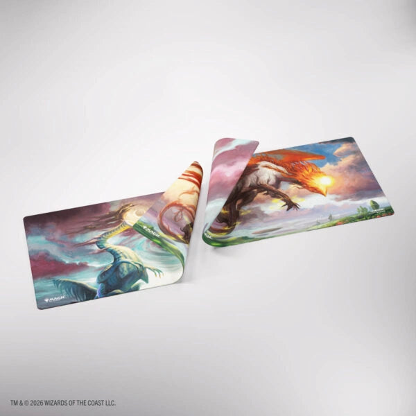 Lorwyn Eclipsed Double-sided Printed Playmat - Eirdu, Carrier of Dawn/ Isilu, Carrier of Twilight