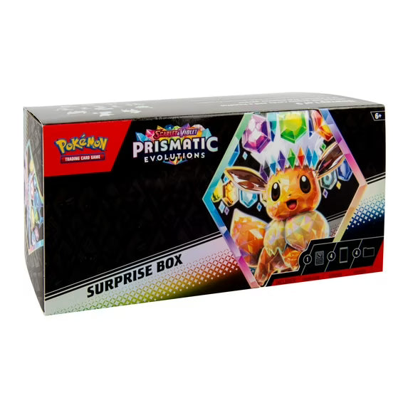 Prismatic Evolutions Surprise Box (PRE) | JC Hobby JC HOBBY Prismatic Evolutions Surprise Box (PRE) | JC Hobby JC HOBBY