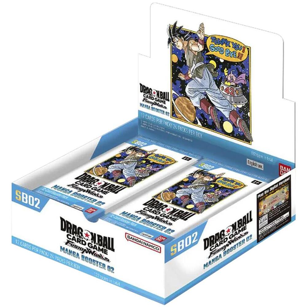 Dragon Ball card game booster pack with colorful artwork on a white background