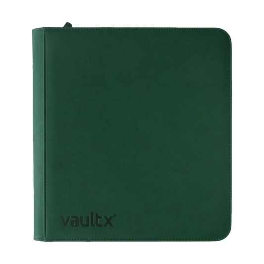12 Pocket Forest Green Zip Binder XL
