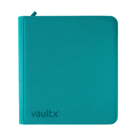 12 Pocket Ocean Blue Zip Binder XL