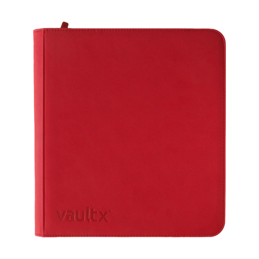 12 Pocket Red Vault X Zip Binder XL