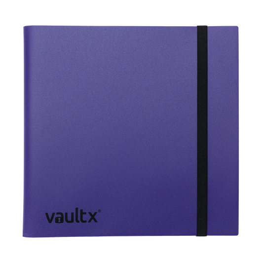 12 Pocket Vault X Strap Binder Purple