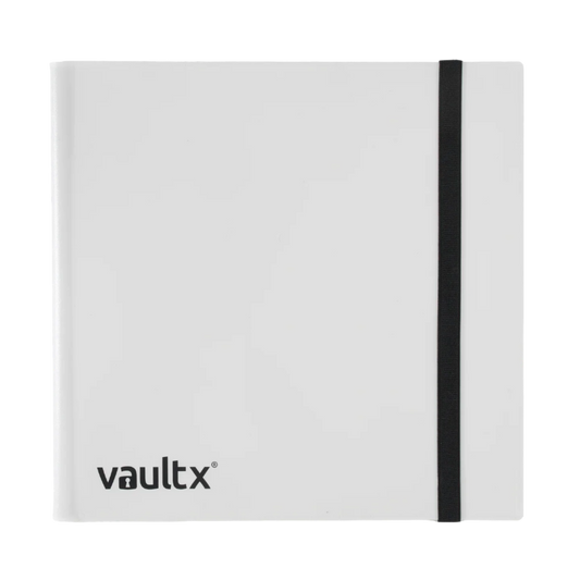 12 Pocket Vault X Strap Binder White