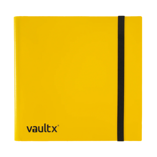 12 Pocket Vault X Strap Binder Yellow
