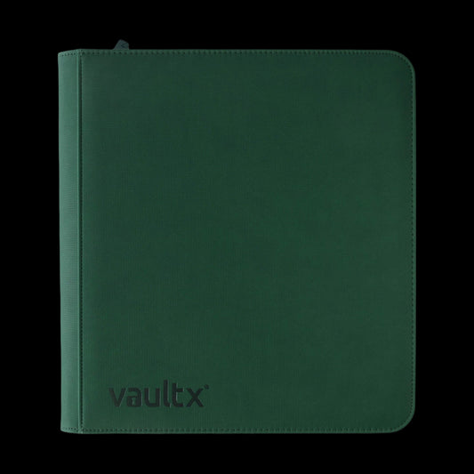 12 Pocket Vault X ZIP Binder Green 