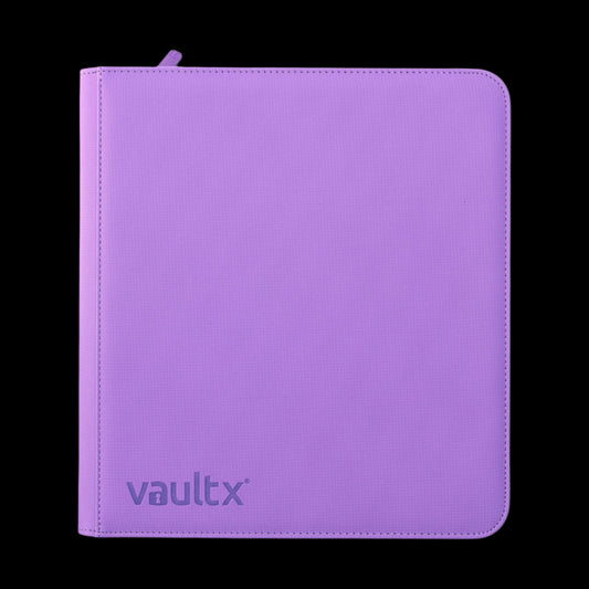 12 Pocket Vault X ZIP Binder Purple