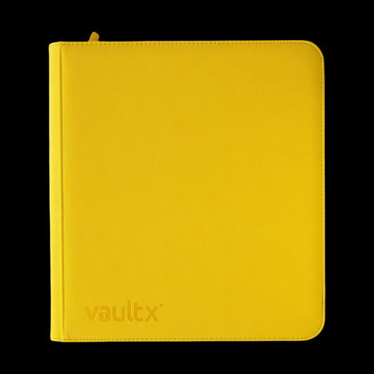 12 Pocket Vault X ZIP Binder Yellow