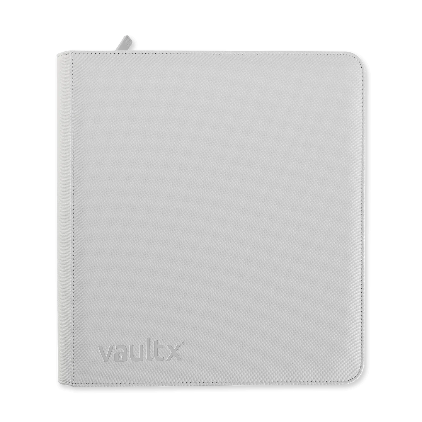 12 Pocket Vault X Zip Binder White