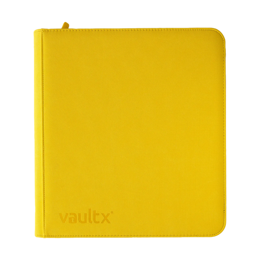 12 Pocket Yellow Zip Binder XL