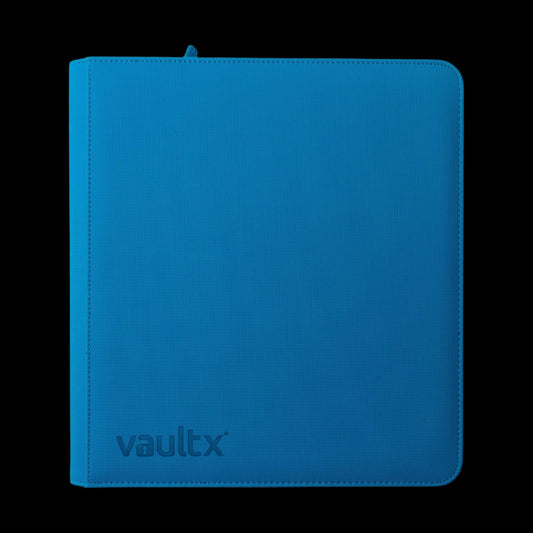 12 Pocket ZIP Neon Blue Binder