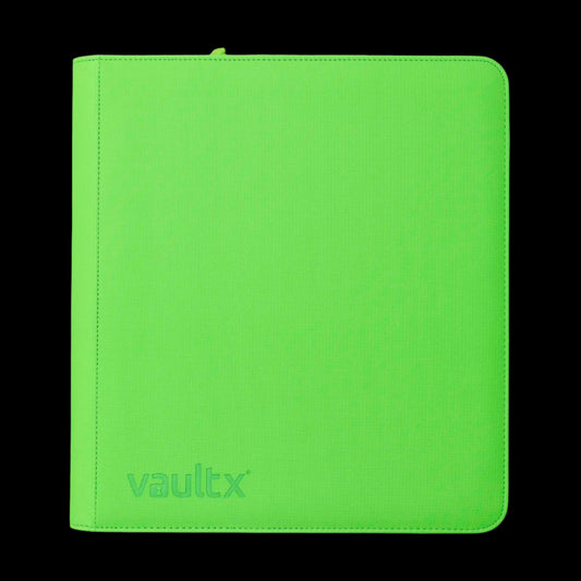 12 Pocket ZIP Neon Green Binder