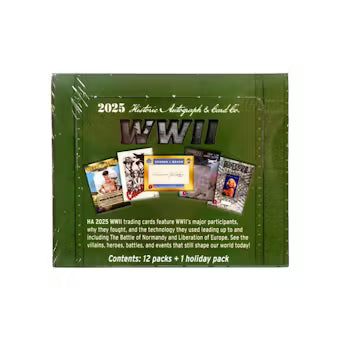 2025 Historic Autographs World War 2 Hobby Box