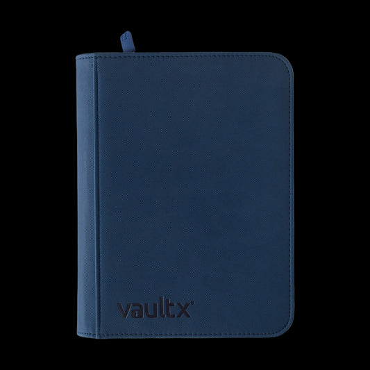 4-Pocket Vault X Zip Binder Royal Blue