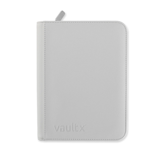 4 Pocket Vault X Zip Binder White