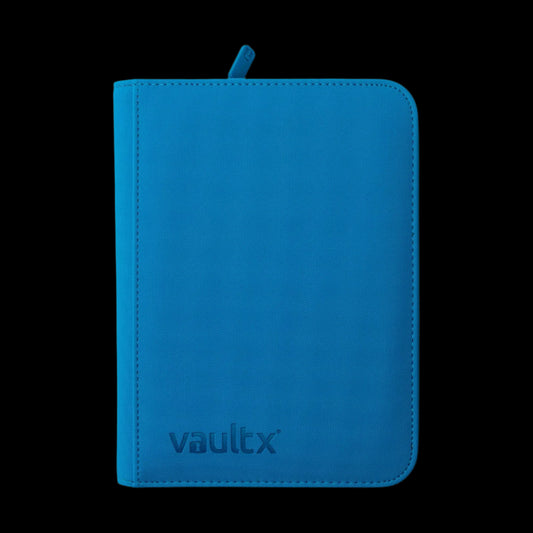 4 Pocket ZIP Neon Blue Binder Vault X