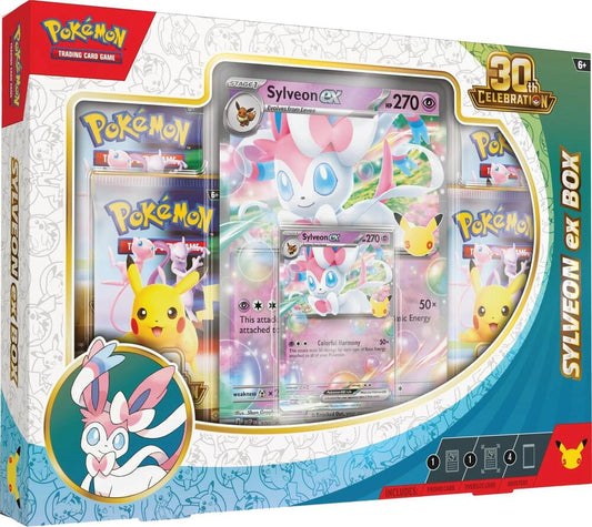 PREORDER - 30th Celebration- EX Box (Sylveon ex OR Greninja ex)