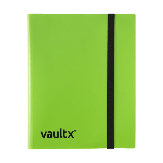 9 Pocket Vault X Strap Binder Lime Green
