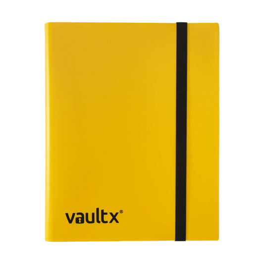 9 Pocket Vault X Strap Binder Yellow