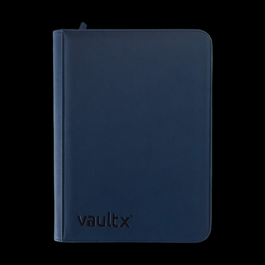 9 Pocket Vault X Zip Binder Blue