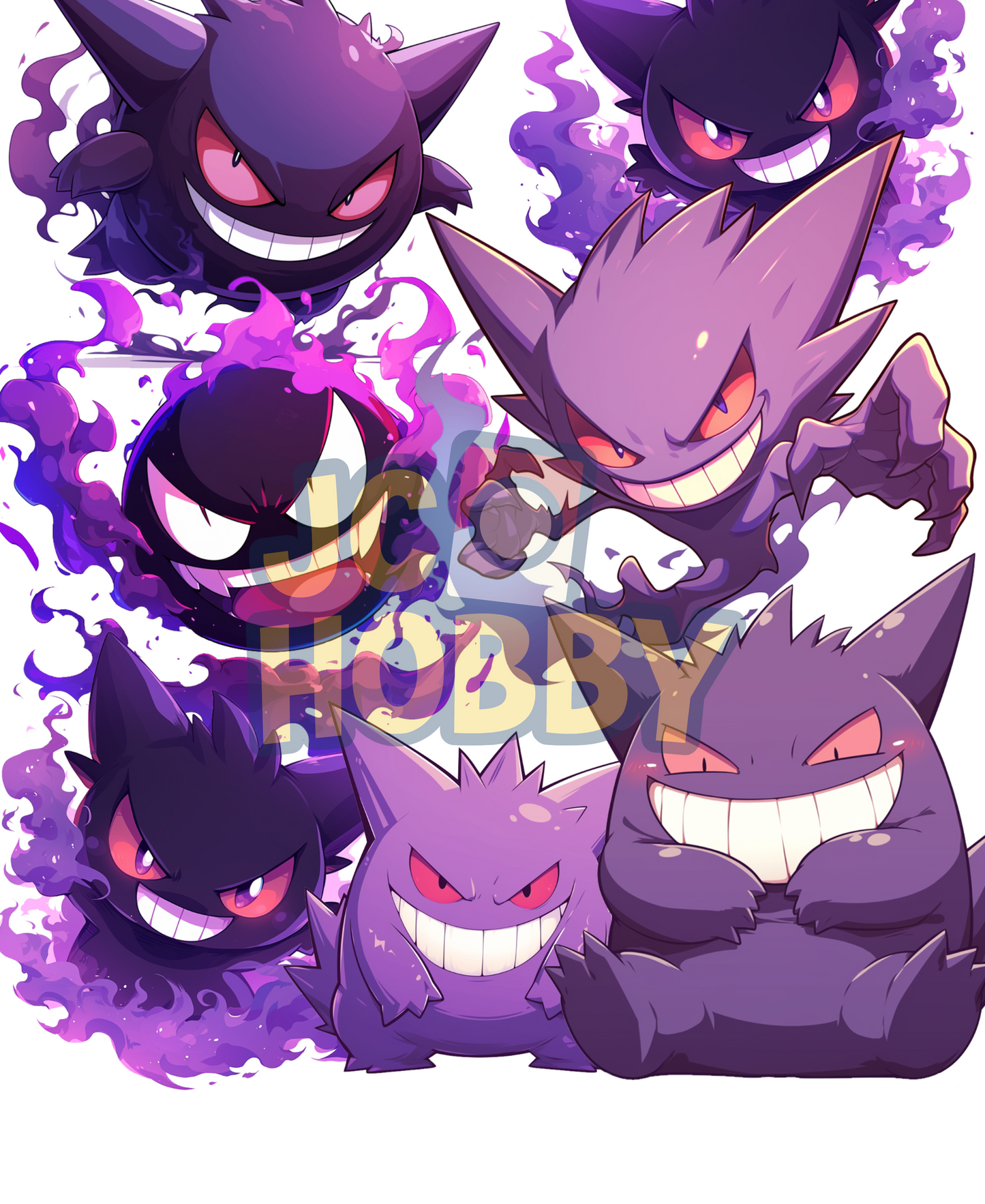 Pokémon Gengar Line Coasters