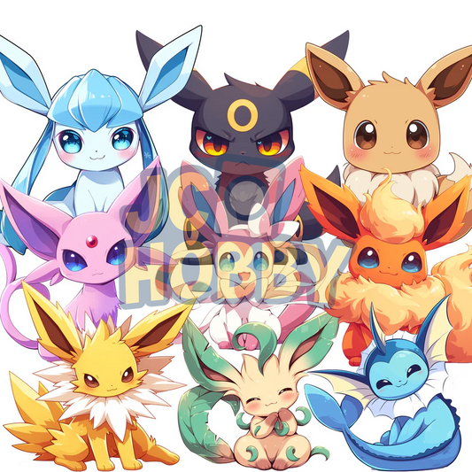 Pokémon Eevee Evolutions Coasters