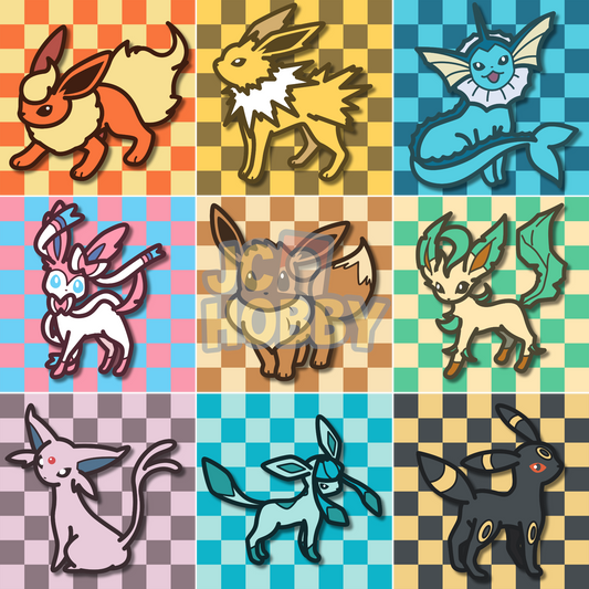 Pokémon Eevee Evolution Square Coaster line