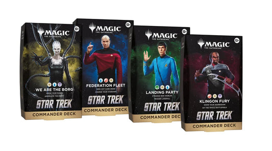 MTG: Star Trek Commander Deck Display (4 Decks)