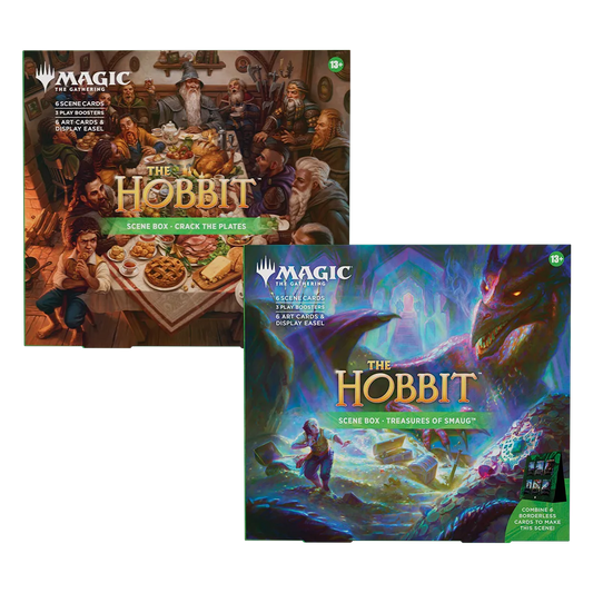 PREORDER - The Hobbit Scene Box Pair - Treasures of Smaug & Crack the Plates