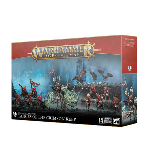 Warhammer Age of Sigmar game box featuring fantasy miniatures on a white background