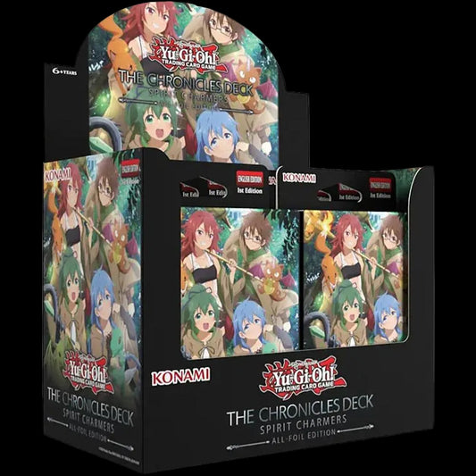 Yu-Gi-Oh: The Chronicles- Spirit Charmers Deck Display (All-Foil Edition)(8 Decks)