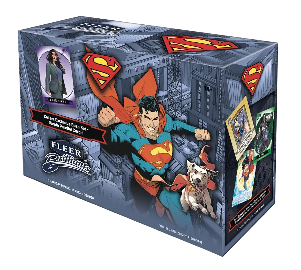 Fleer Brilliants Superman Trading Cards (Mega Box)