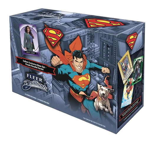 Fleer Brilliants Superman Trading Cards (Mega Box)