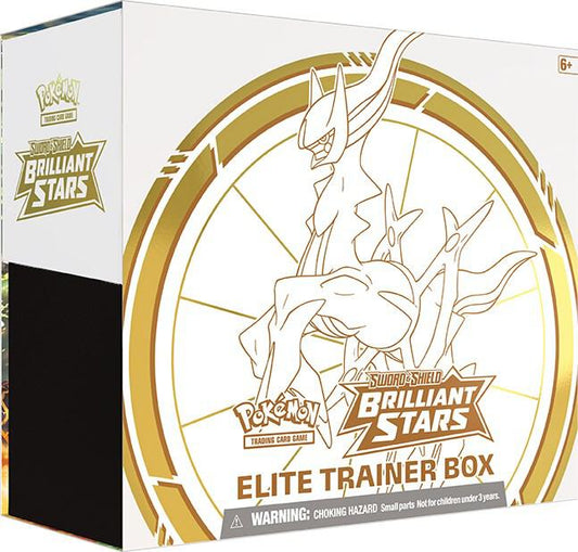 Sealed Pokémon Brilliant Stars Elite Trainer Box front view
