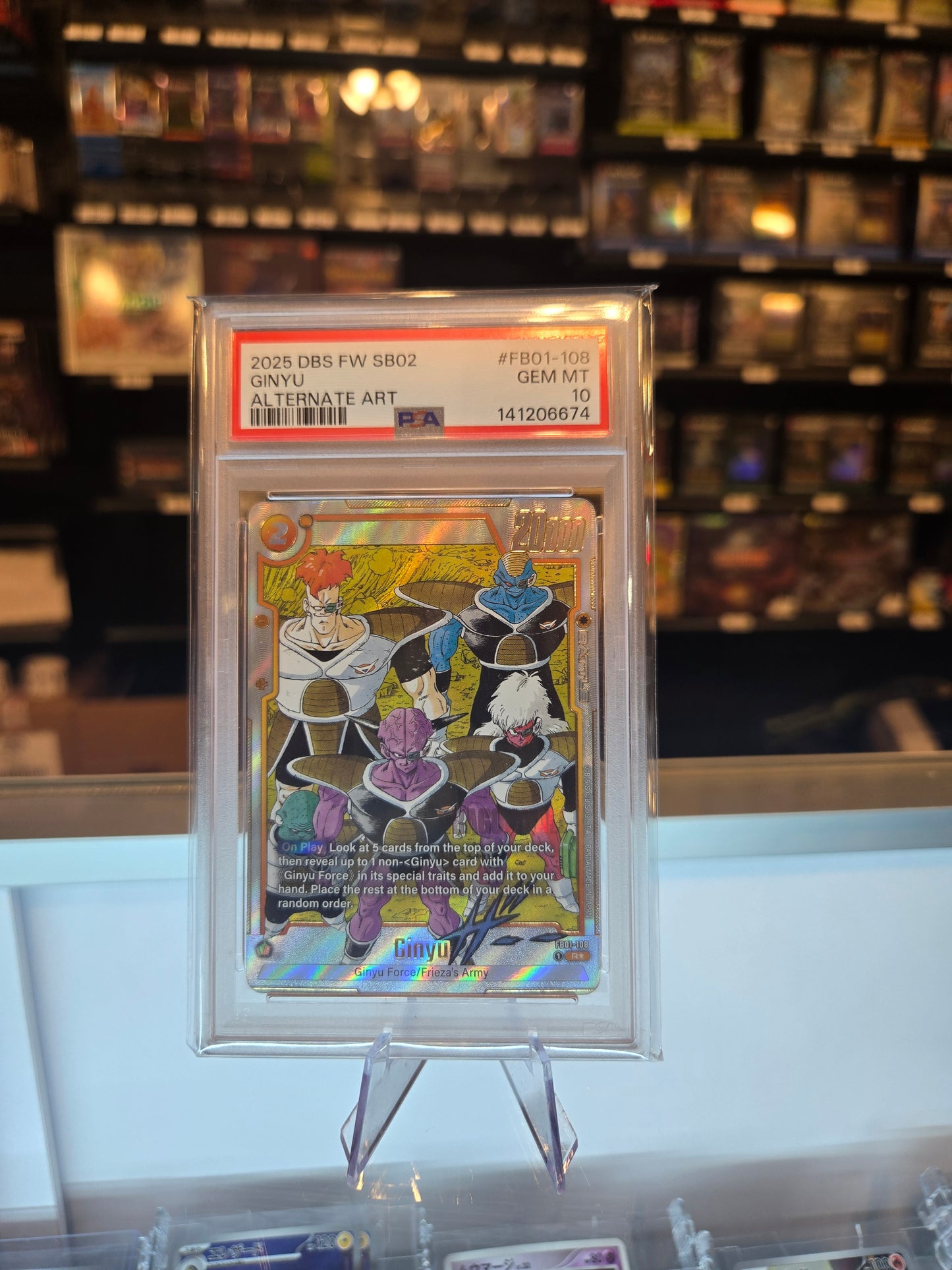 Ginyu Alt Art FB01-108 PSA 10