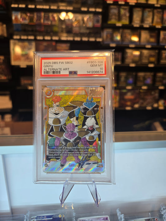 Ginyu Alt Art FB01-108 PSA 10