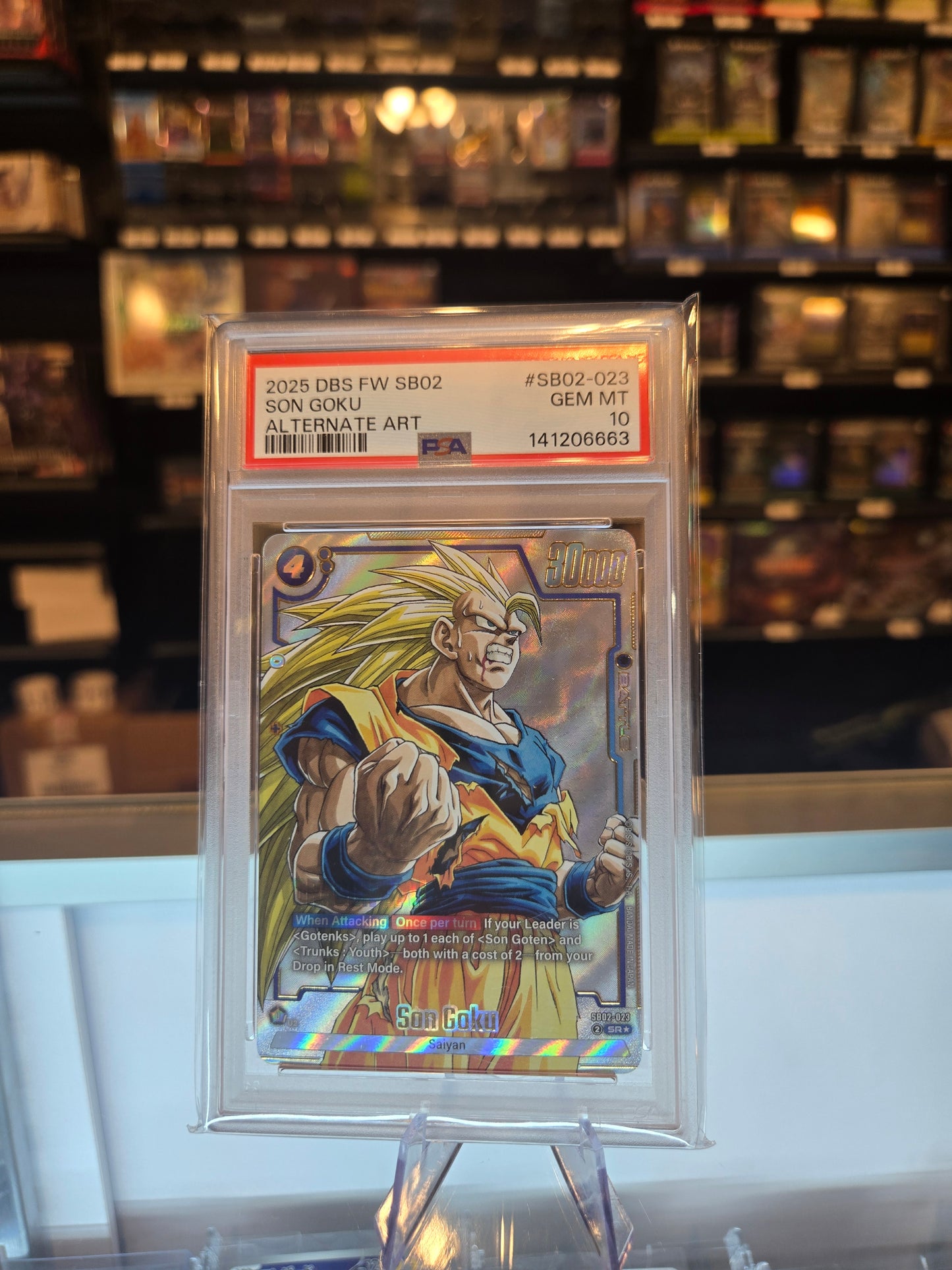 Son Goku ALT ART  SB02-023 PSA 10
