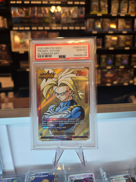 Trunks: Future Alt Art SB02-001 PSA 10