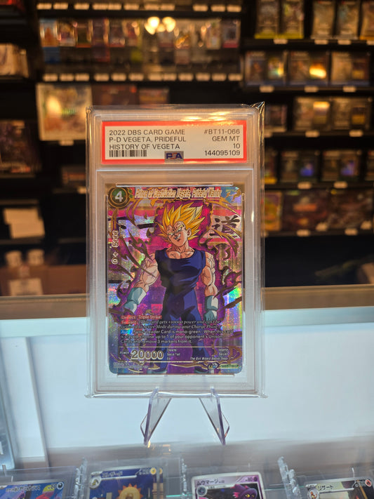 Prince of Destruction Vegeta, Prideful Warrior BT11-066 PSA 10