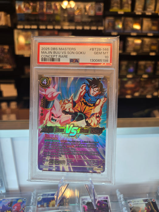 Majin Buu VS Son Goku CR BT28-146 PSA 10