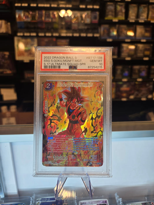 SSG Son Goku, Magnificent Might BT17-138 PSA 10