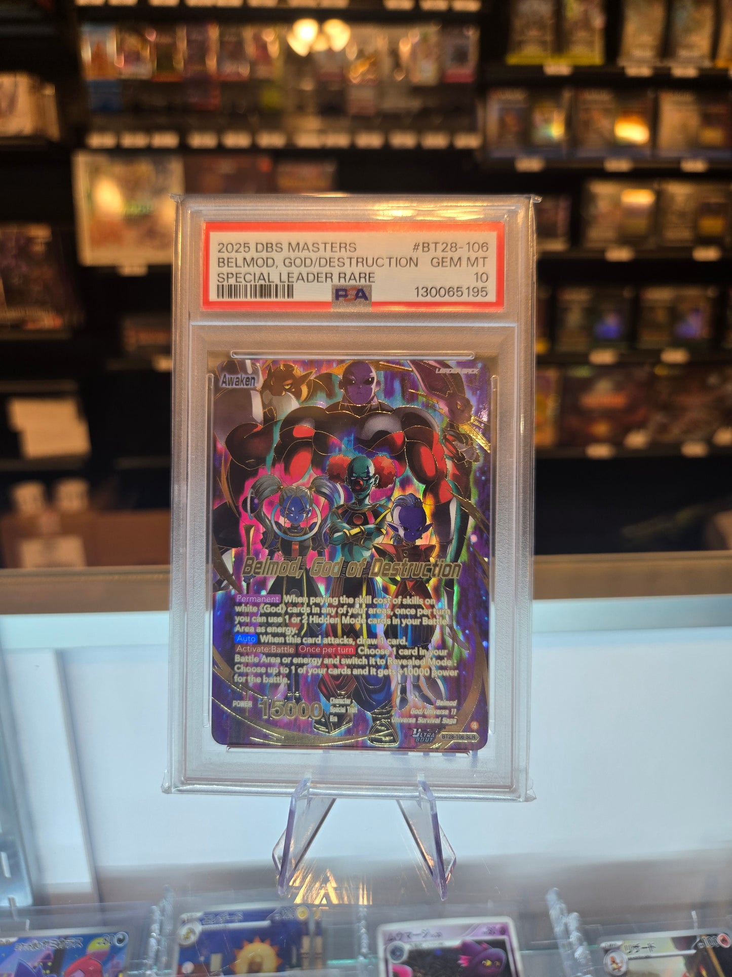 Belmod, God of Destruction SLR BT28-106 PSA 10