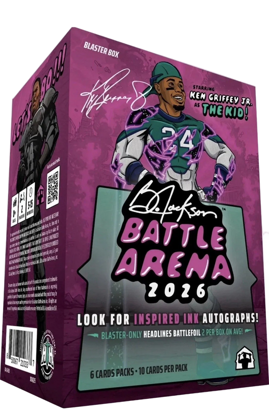 2026 BO JACKSON BATTLE ARENA GRIFFEY "THE KID" BLASTER BOX FACTORY SEALED