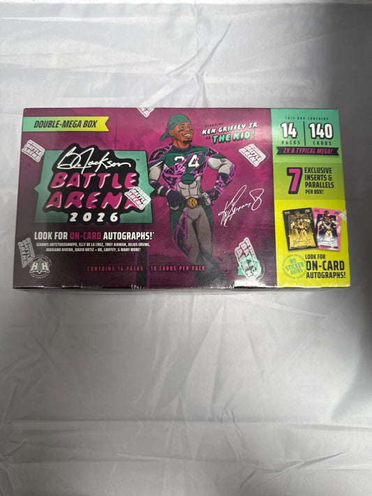 Bo Jackson Battle Arena Ken Griffey Jr 2026 Double Mega Box