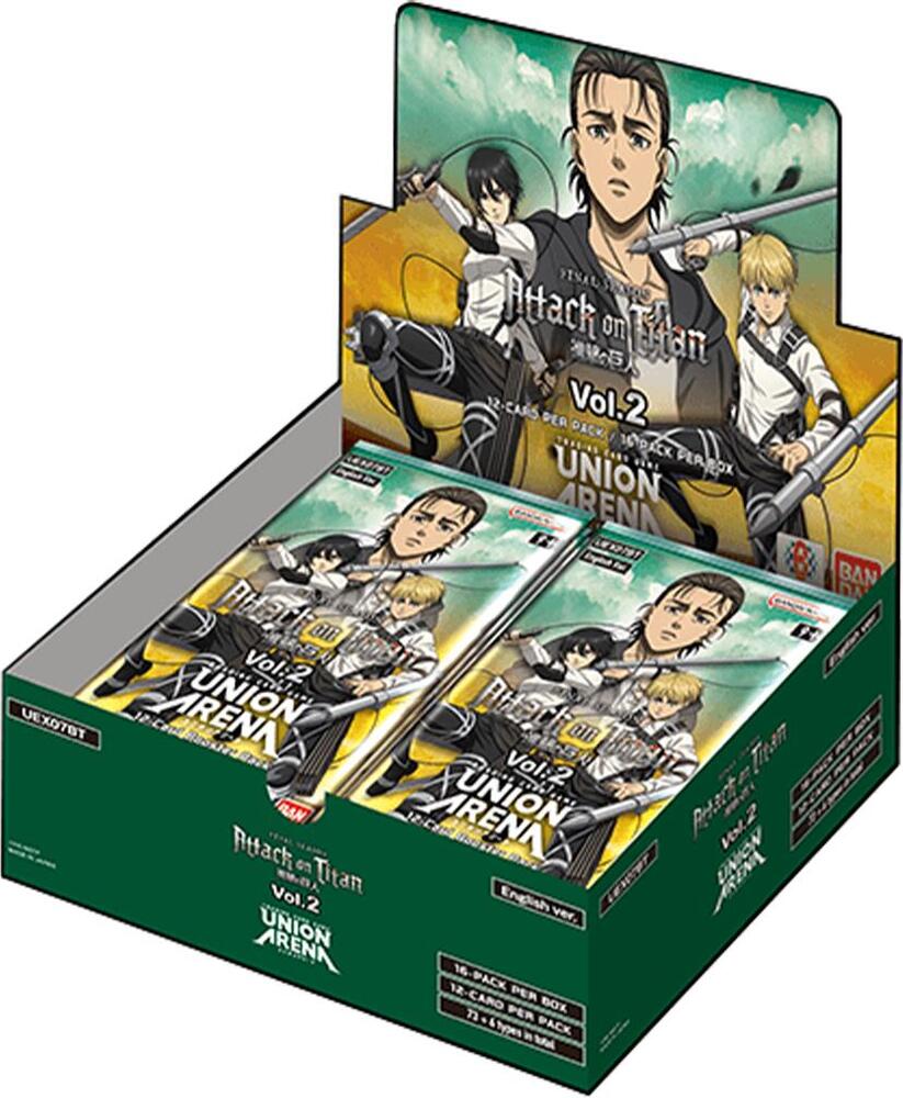 Union Arena: Attack on Titan Vol.2 Booster Display [UEX07BT] (16 Packs)